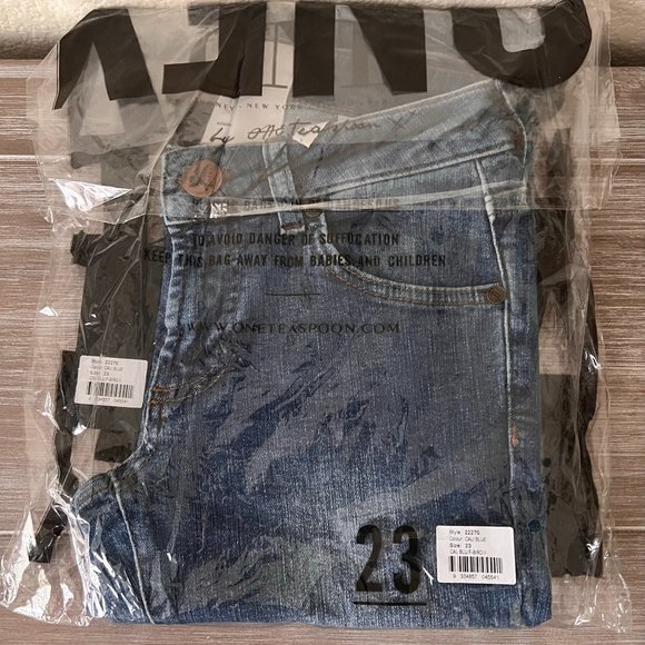 NEW One Teaspoon Freebirds ll Low Rise Skinny Jeans Cali Blue Sz 23 Style 22270 - Picture 11 of 11